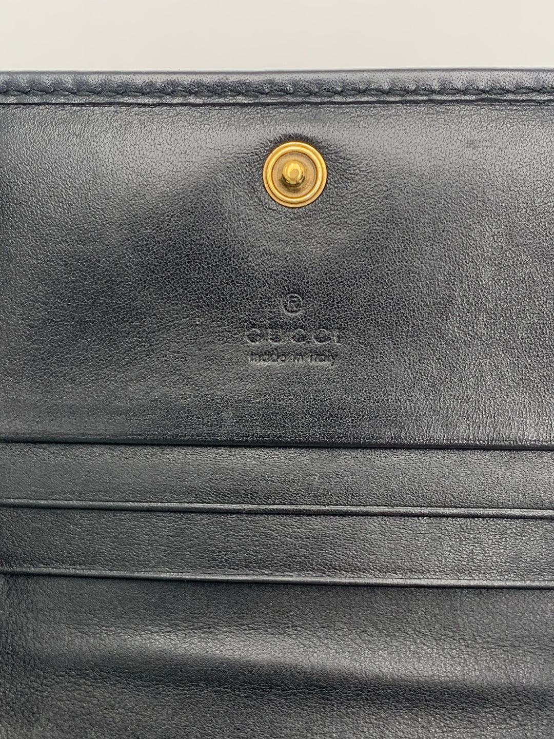 Gucci  GG Marmont Black Bifold Wallet