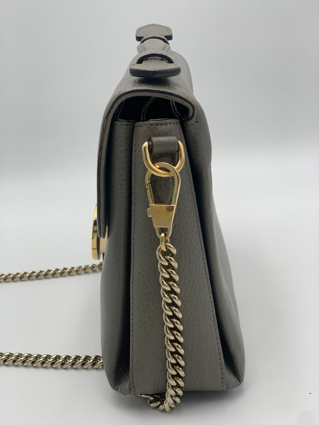 Gucci  Small Dollar Calf Interlocking G Satchel