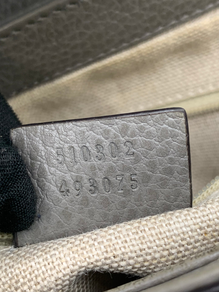 Gucci  Small Dollar Calf Interlocking G Satchel
