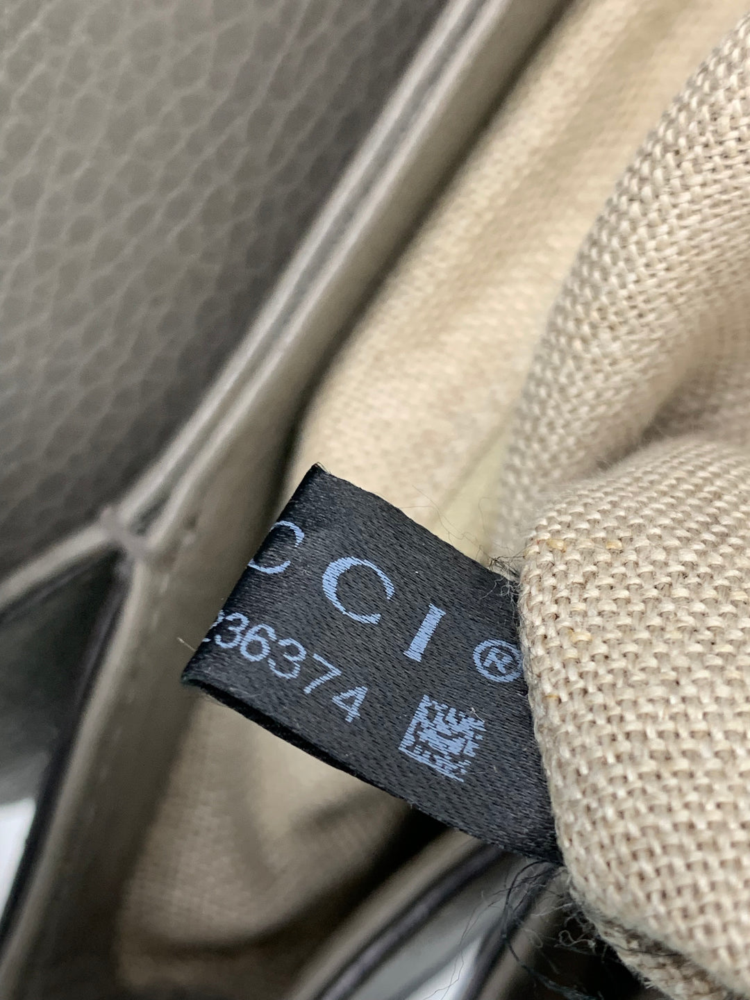 Gucci  Small Dollar Calf Interlocking G Satchel