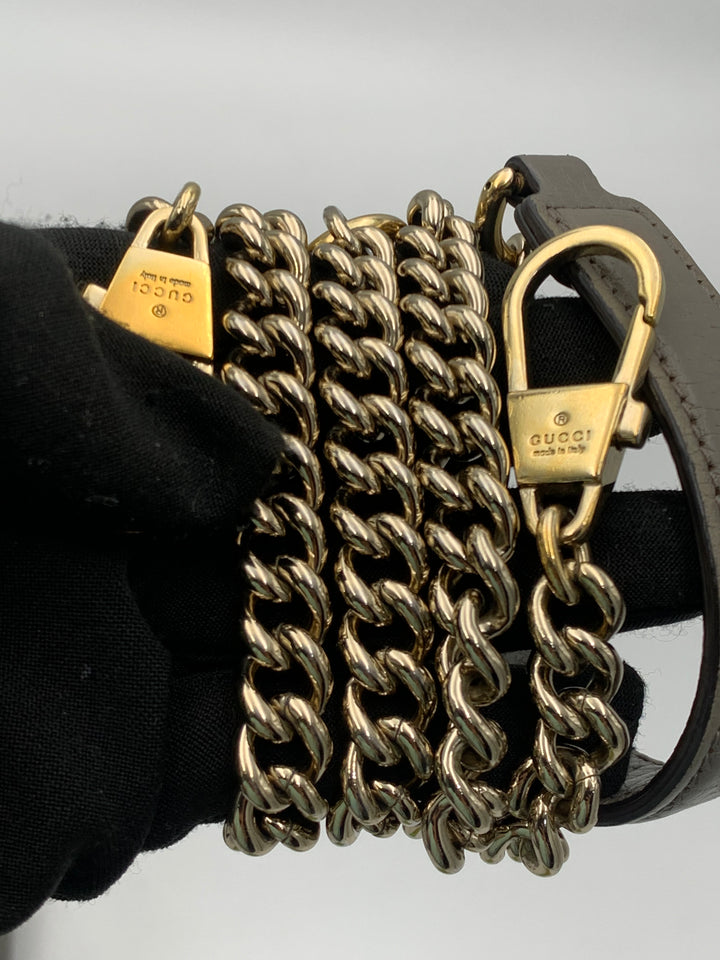 Gucci  Small Dollar Calf Interlocking G Satchel