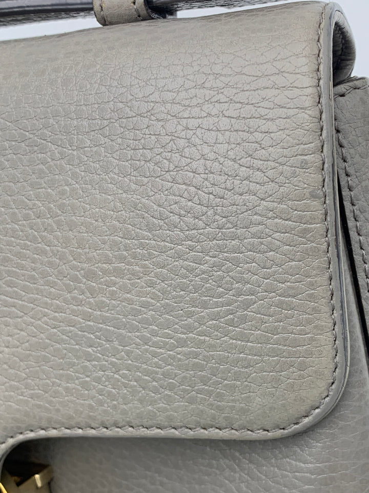 Gucci  Small Dollar Calf Interlocking G Satchel