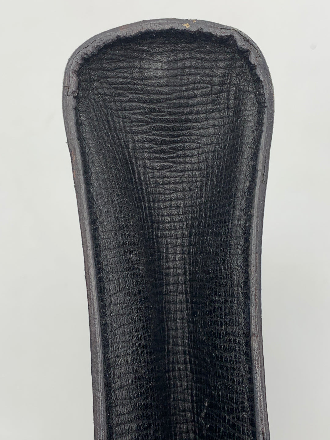 Celine Vintage Triomphe Black Leather Clutch Bag