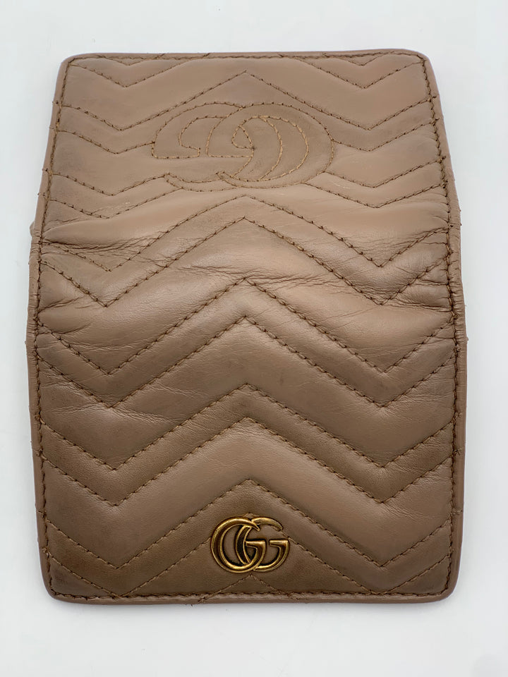 Gucci GG Beige Marmont Bifold Wallet