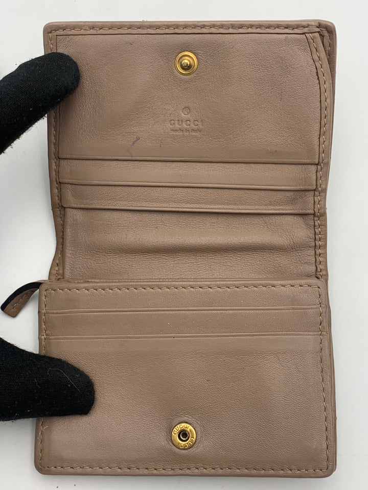 Gucci GG Beige Marmont Bifold Wallet