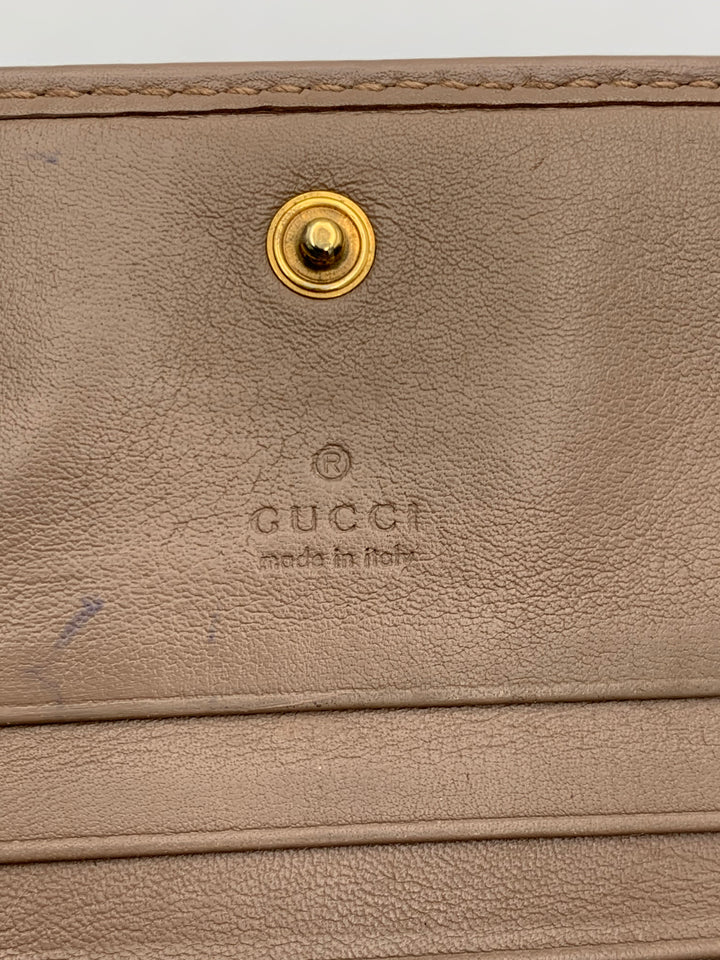 Gucci GG Beige Marmont Bifold Wallet