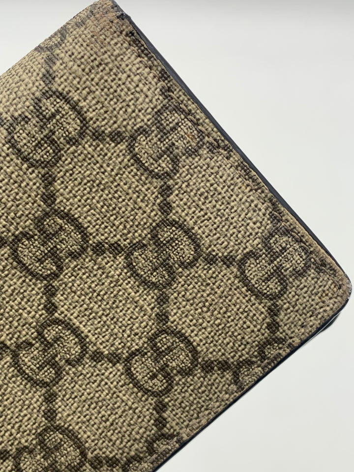 Gucci Marmont Card Case in Leather & GG Supreme Canvas
