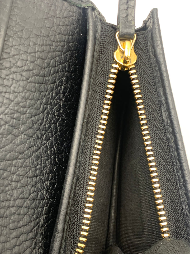 Gucci Marmont Card Case in Leather & GG Supreme Canvas