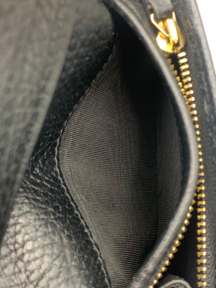 Gucci Marmont Card Case in Leather & GG Supreme Canvas