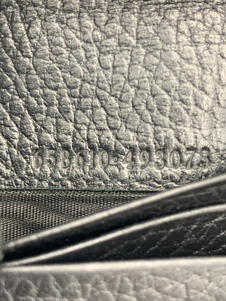 Gucci Marmont Card Case in Leather & GG Supreme Canvas