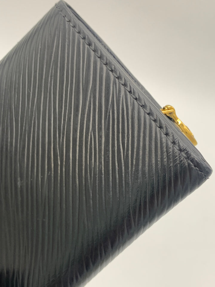 Louis Vuitton Black Epi Twist Compact Wallet