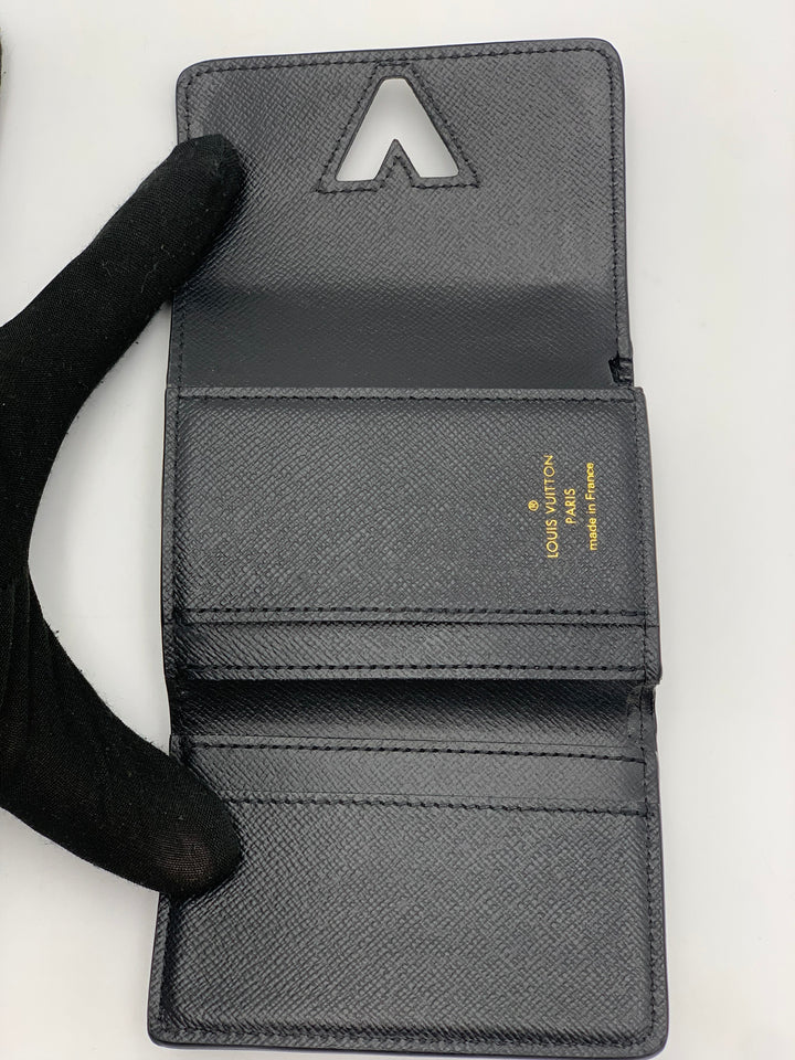 Louis Vuitton Black Epi Twist Compact Wallet