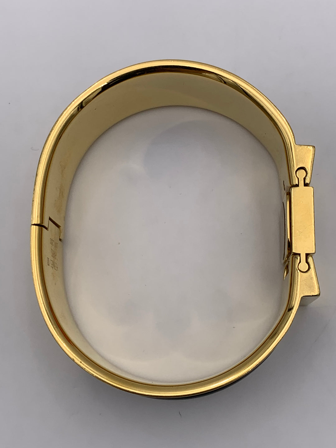 Hermès Loquet Watch Gold Cloisonne Ware