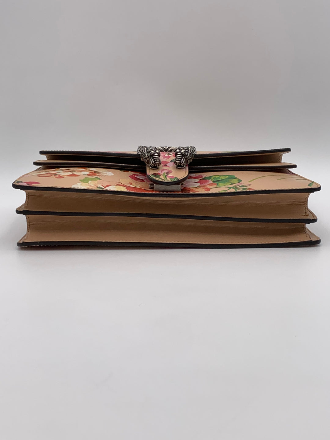 Gucci Small Dionysus Pink Leather Blooms Crossbody Bag