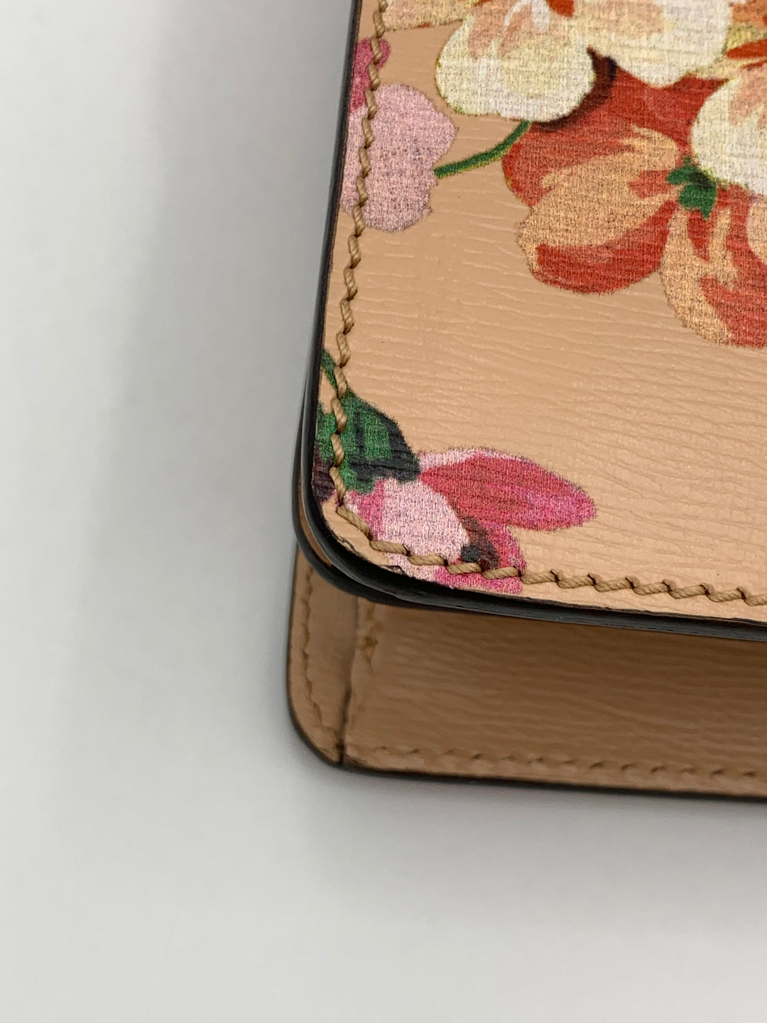 Gucci Small Dionysus Pink Leather Blooms Crossbody Bag