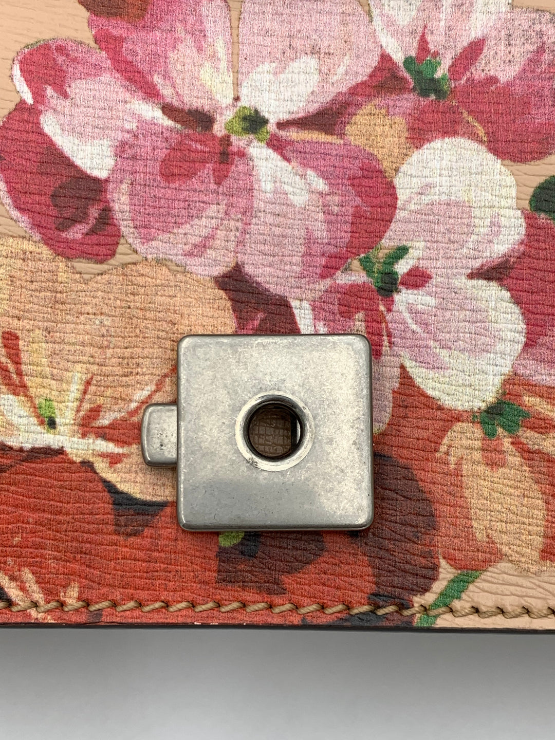 Gucci Small Dionysus Pink Leather Blooms Crossbody Bag