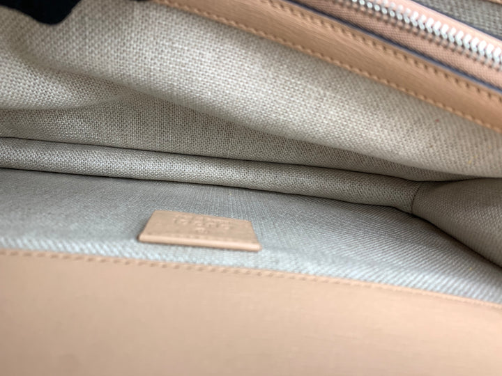 Gucci Small Dionysus Pink Leather Blooms Crossbody Bag