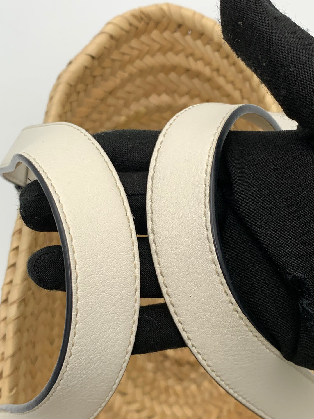 Loewe Small Raffia Anagram Basket Tote Bag