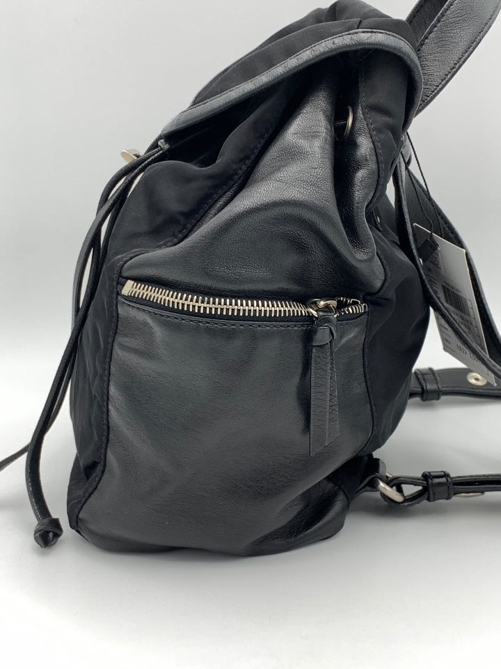 Prada Black Nylon & Leather Backpack