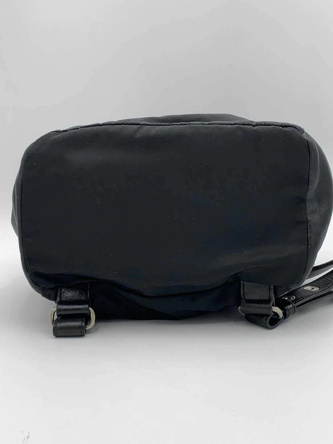 Prada Black Nylon & Leather Backpack