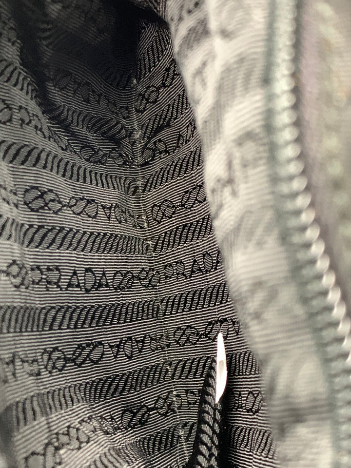 Prada Black Nylon & Leather Backpack