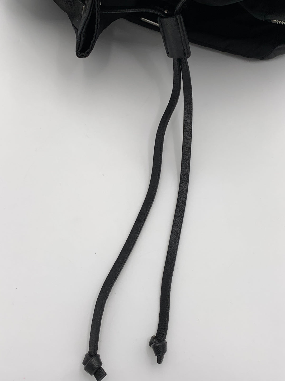 Prada Black Nylon & Leather Backpack