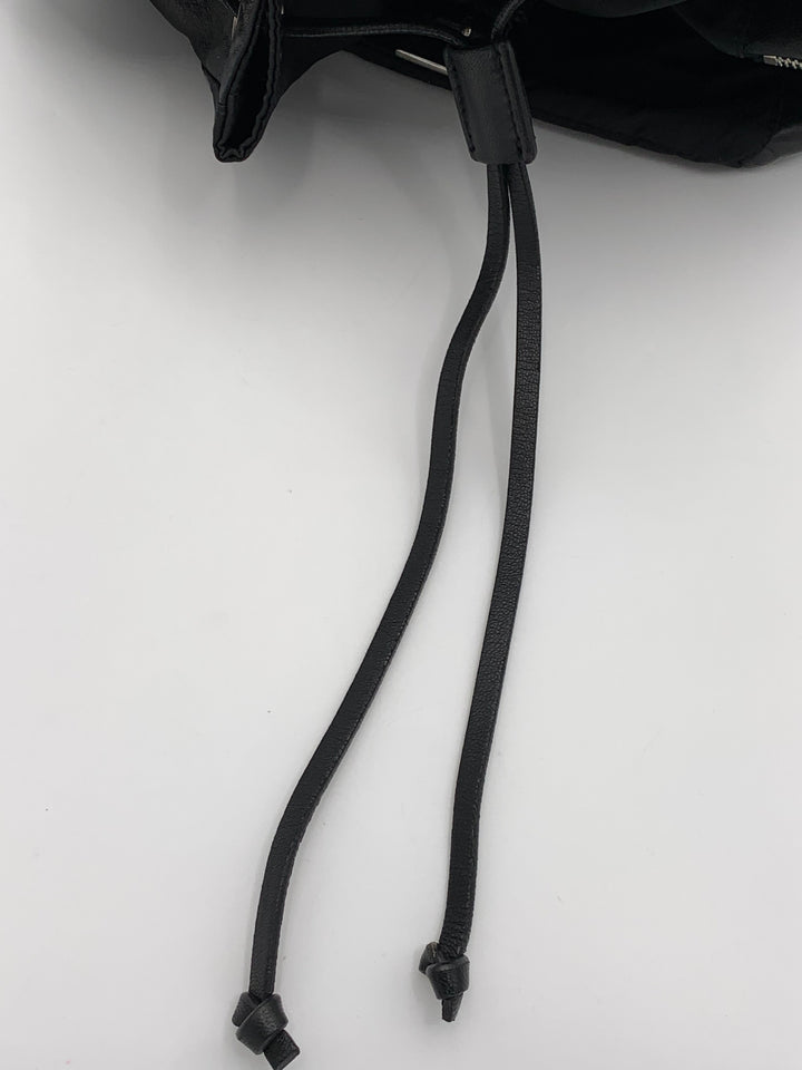 Prada Black Nylon & Leather Backpack