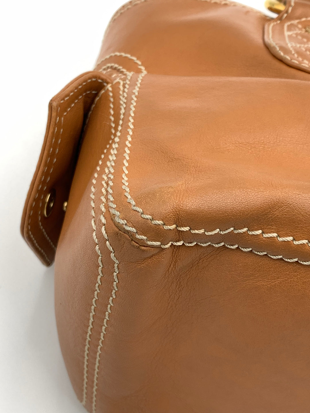 Celine Camel Brown Leather Boogie Bag
