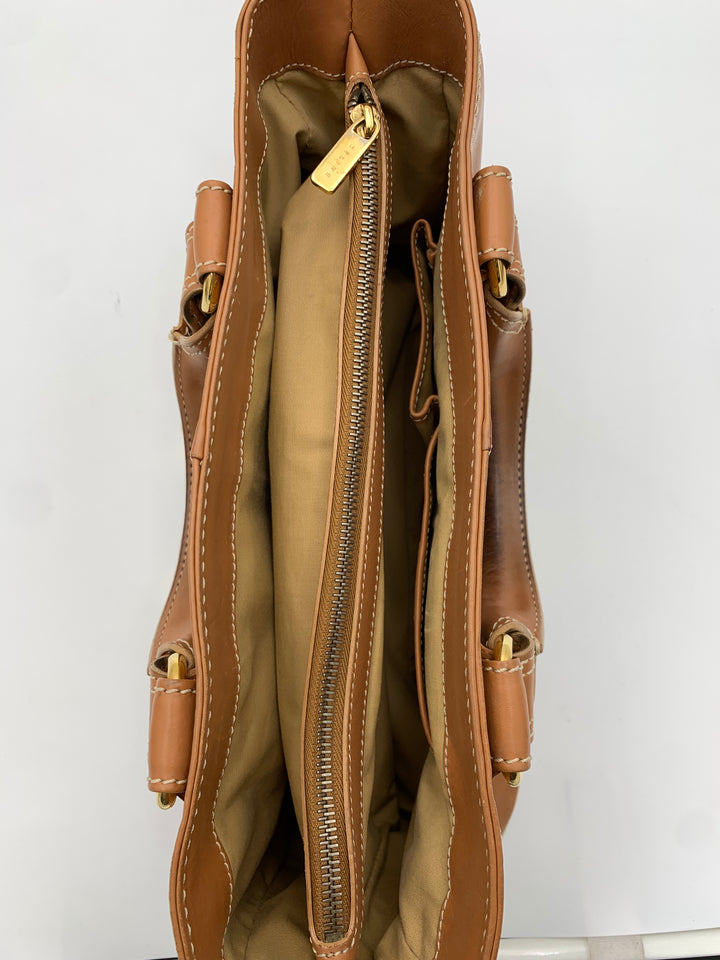 Celine Camel Brown Leather Boogie Bag