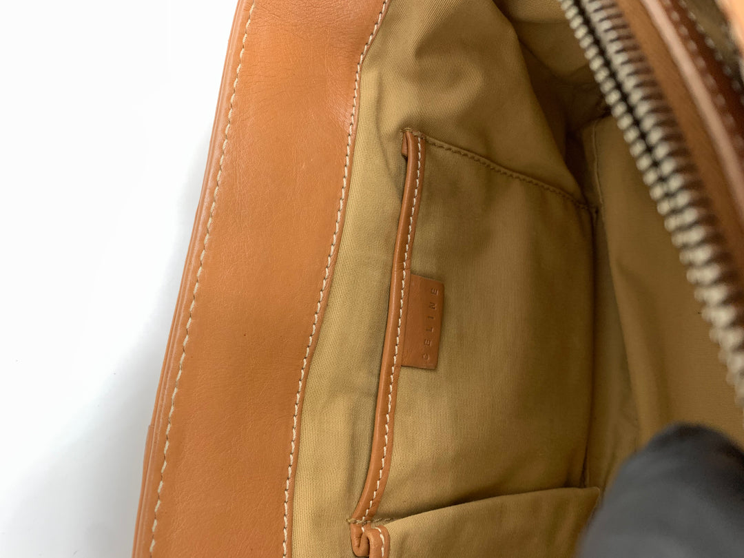 Celine Camel Brown Leather Boogie Bag