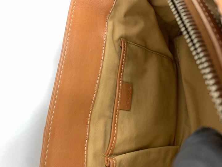 Celine Camel Brown Leather Boogie Bag