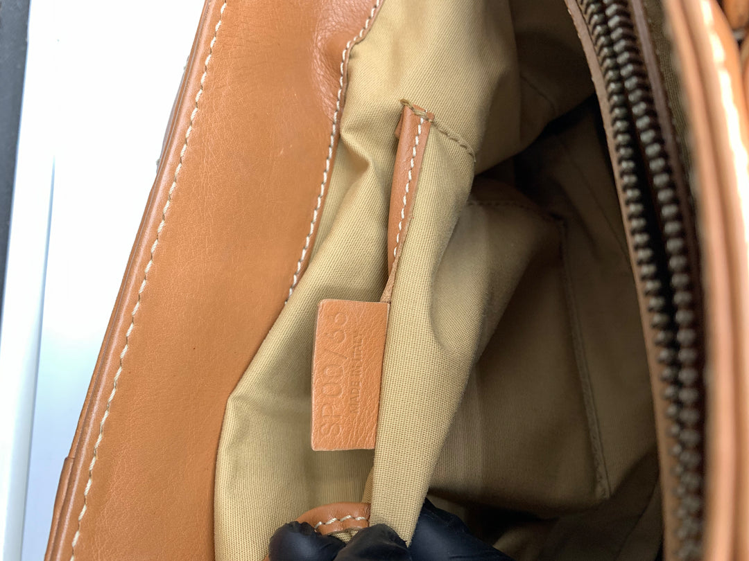 Celine Camel Brown Leather Boogie Bag