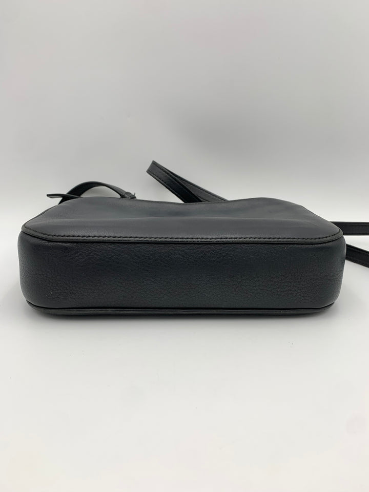 Balenciaga Everyday Small Black Leather Camera Crossbody Bag