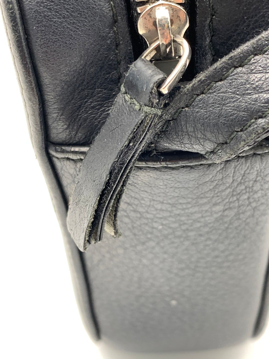 Balenciaga Everyday Small Black Leather Camera Crossbody Bag