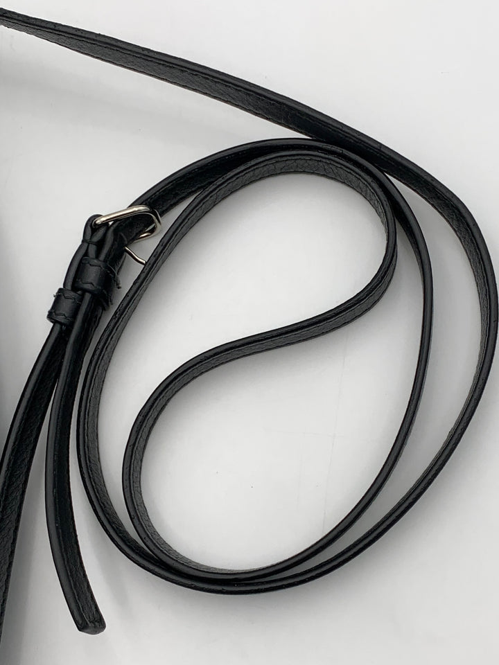 Balenciaga Everyday Small Black Leather Camera Crossbody Bag
