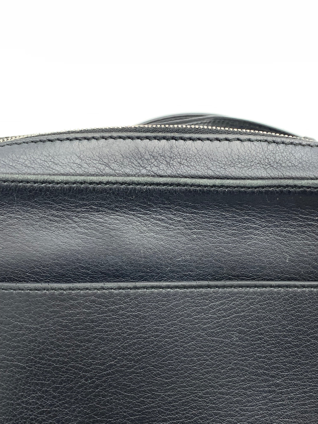 Balenciaga Everyday Small Black Leather Camera Crossbody Bag
