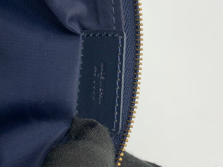 Christian Dior Saddle Blue Oblique Canvas Shoulder Bag