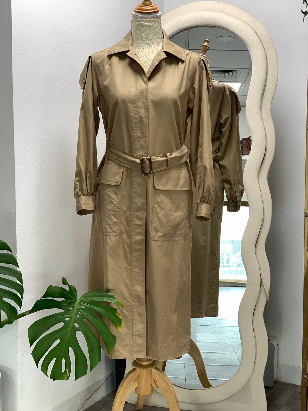 Yves Saint Laurent Brown Trench Coat