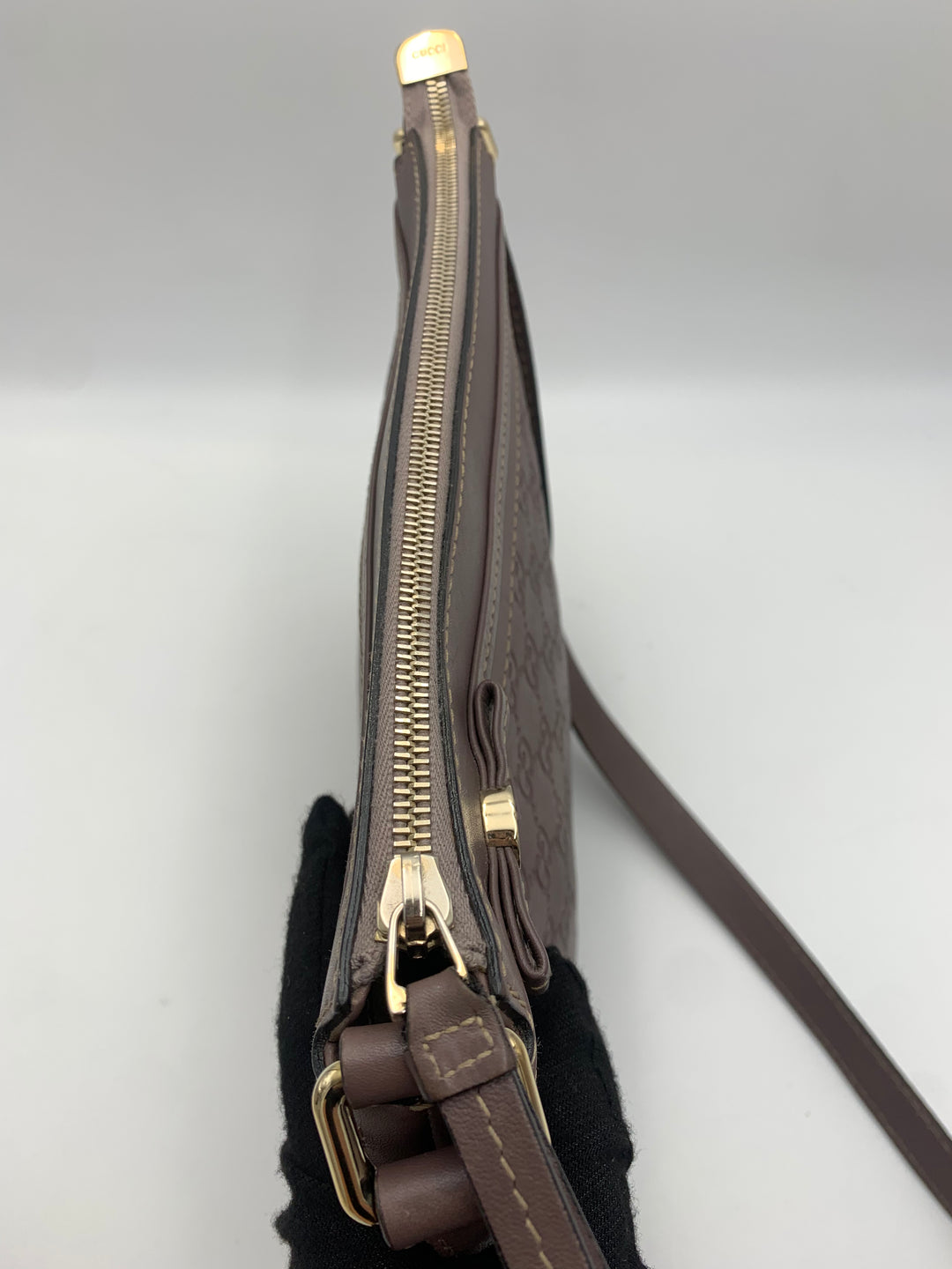 Gucci Guccissima Mayfair Crossbody Bag