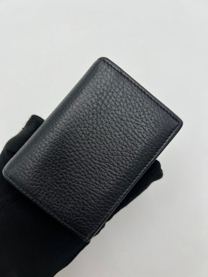 Gucci GG Black Petite Marmont Bi-fold Wallet