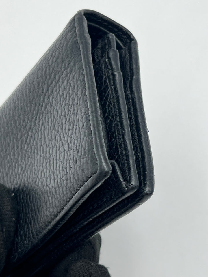 Gucci GG Black Petite Marmont Bi-fold Wallet
