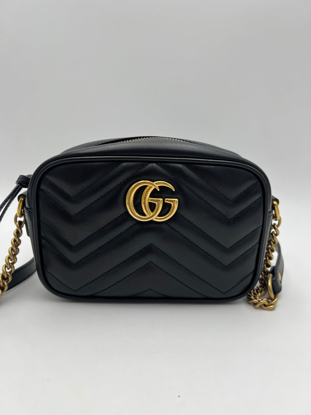 Gucci GG Marmont Black Mini Camera Bag