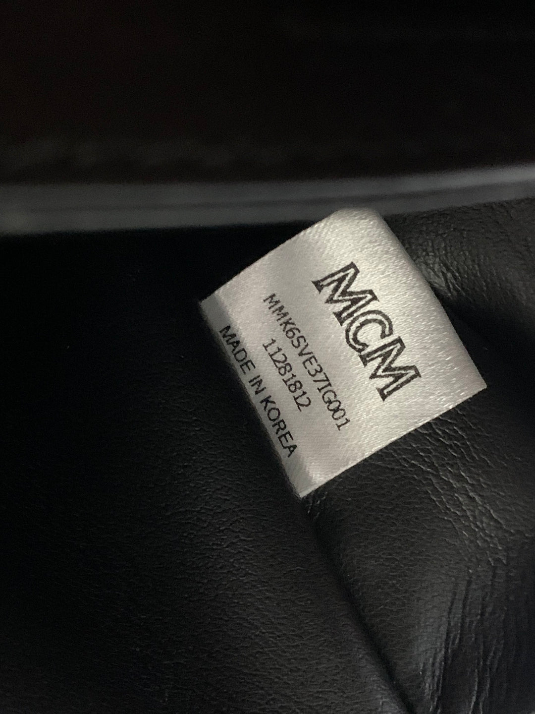 MCM Beige Visetos Small Backpack