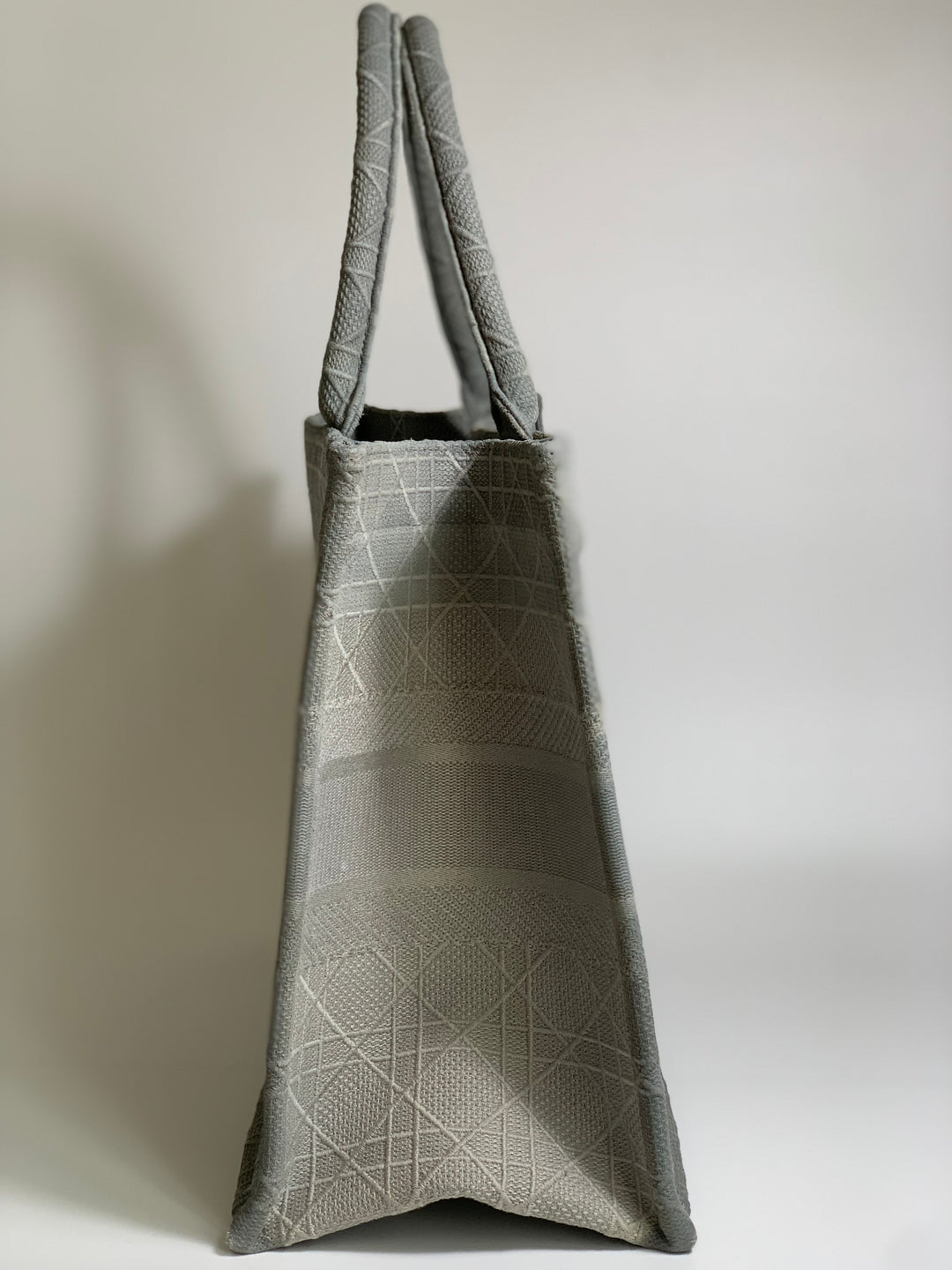 Christian Dior Grey Book Tote Medium Bag