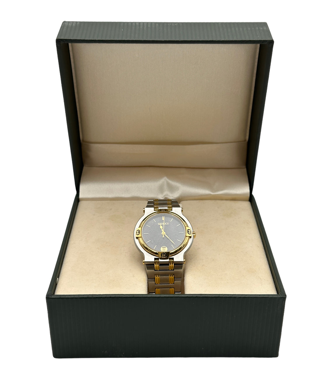 Gucci Black/Silver/Gold Tone Watch