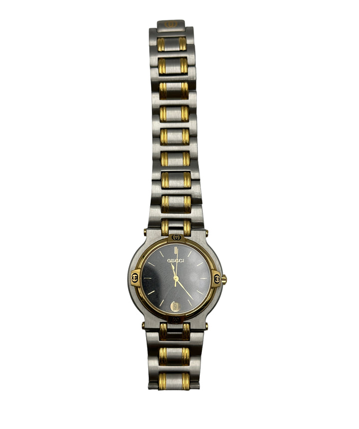 Gucci Black/Silver/Gold Tone Watch