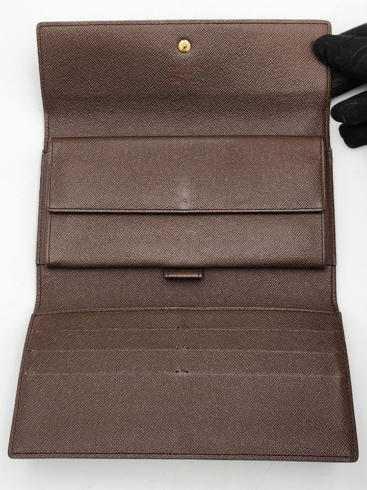 Louis Vuitton Damier Ebene International Long Wallet