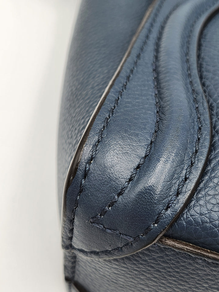 Celine Navy Blue Nano Crossbody Phantom Luggage Tote Bag