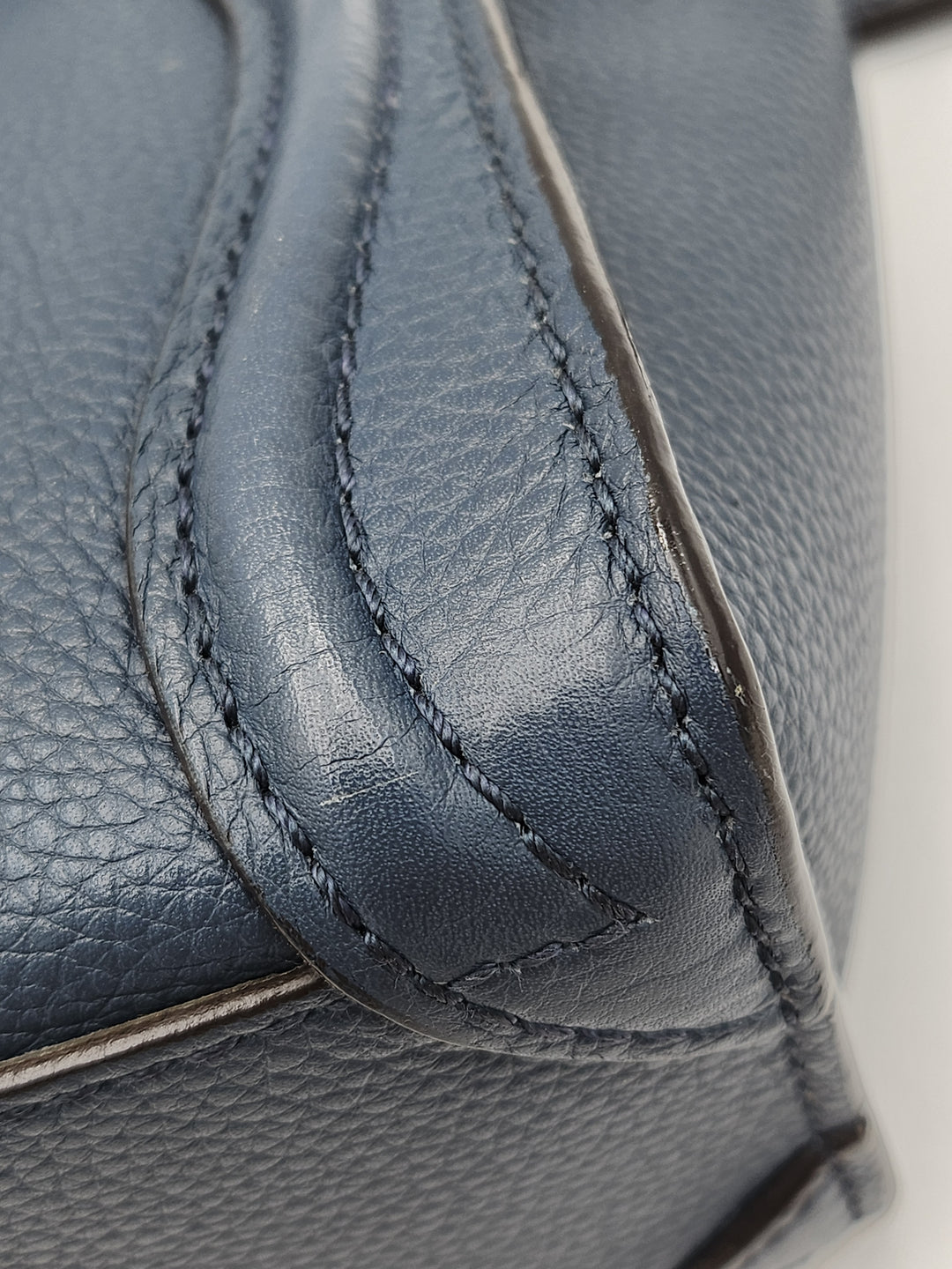 Celine Navy Blue Nano Crossbody Phantom Luggage Tote Bag