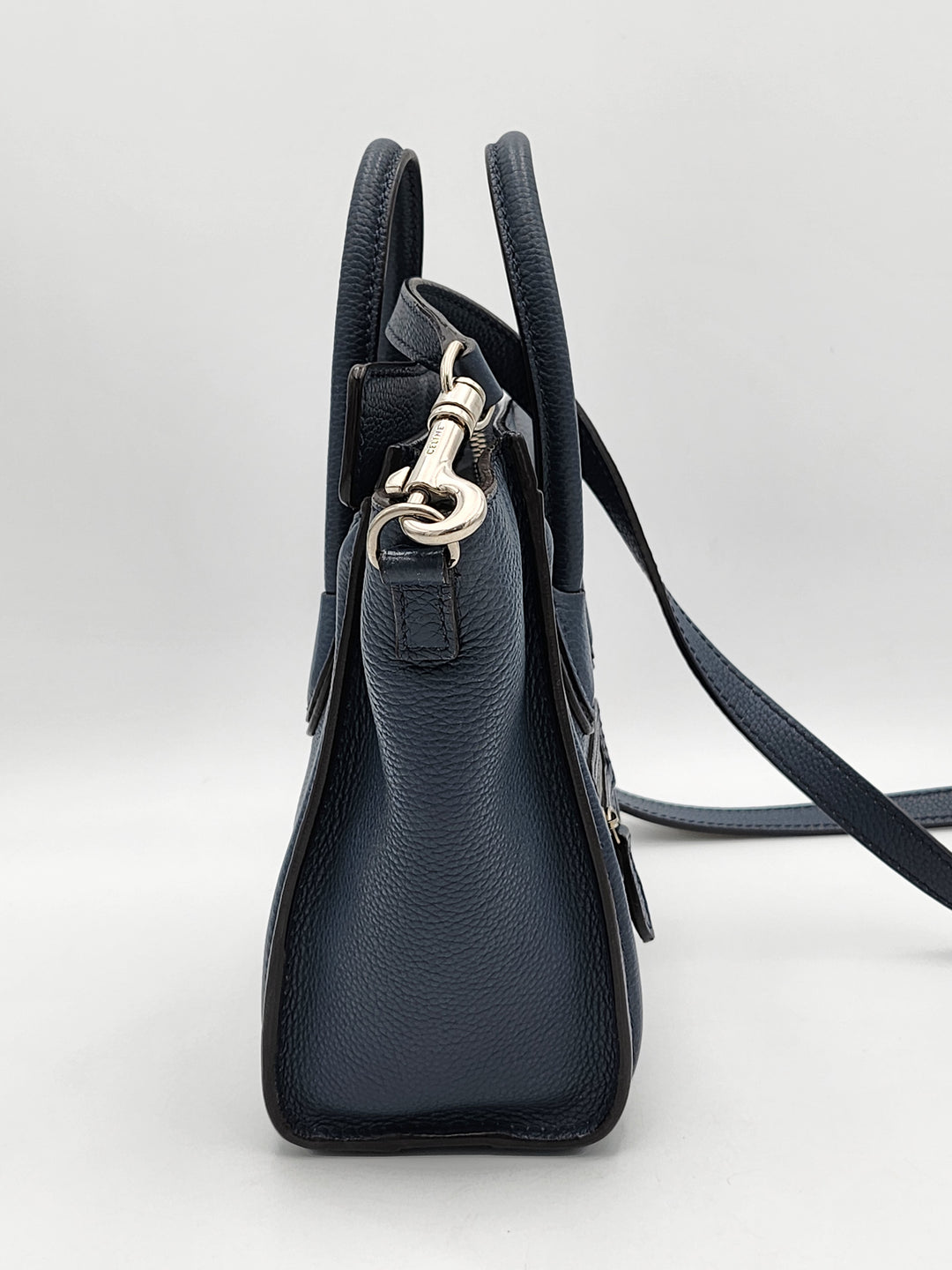 Celine Navy Blue Nano Crossbody Phantom Luggage Tote Bag